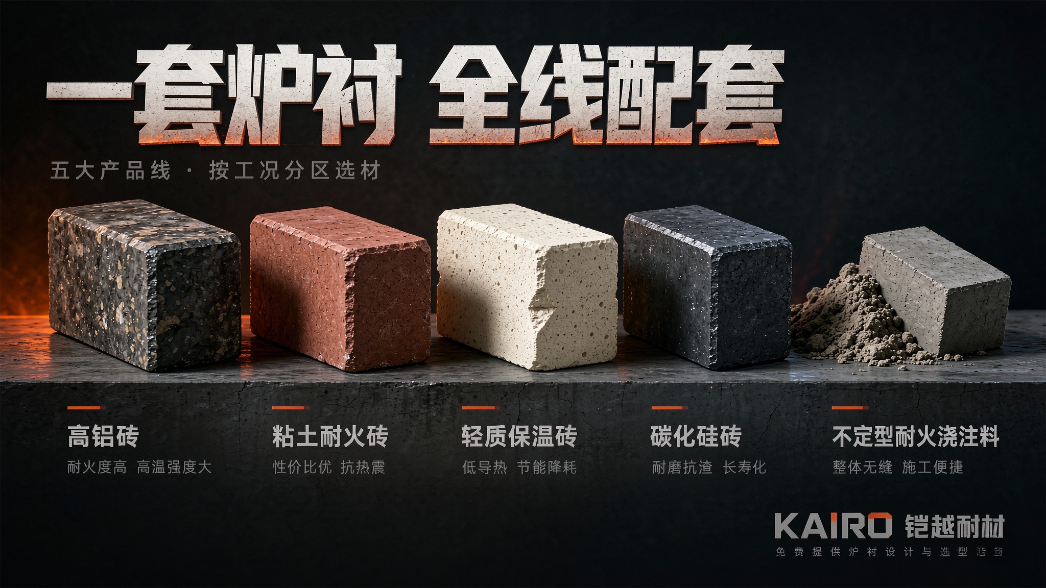 铠越耐材推出窑炉炉衬"整体承包"服务，从卖材料转向管全生命周期